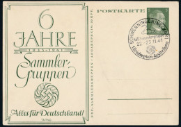 Empire - Entier Postal / Reich - Privat-Postkarte PP 155 C-3 Sonderstempel Schwenninggen 22-11-1941 - Privat-Ganzsachen