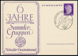 Empire - Entier Postal / Reich - Privat-Postkarte PP 156 C-3 Sonderstempel Friedberg 11-1-1942 - Entiers Postaux Privés