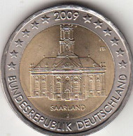 Germany, (08) Moeda De 2 Euros De 2009 J, Ludwing`s Church, Uncirculated - Sonstige & Ohne Zuordnung