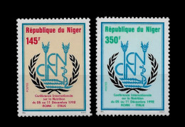NIGER STAMP - 1992 International Nutrition Conference, Rome SET MNH (NP#03) - Niger (1960-...)