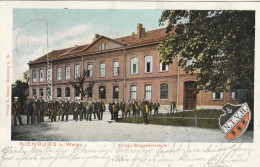 DE112  --   NIENBURG A. WESER  --  KONIGL. BAUGEWERKSCHULE  --  N. T. V. H.   --  1905 - Nienburg