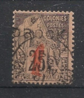 OBOCK - 1892 - N°YT. 21 - Type Alphée Dubois 1 Sur 25c - Oblitéré / Used - Used Stamps
