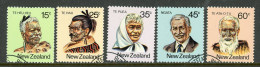 New Zealand 1980 - "Tribal Chiefs" (O) - Used Stamps