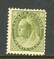 Canada 1898-"Numerical Issue" MH (*) - Ungebraucht