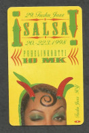 SALSA JAZZ FESTIVAL - 10 FIM  1998  - Magnetic Card - D339 - FINLAND - - Musica