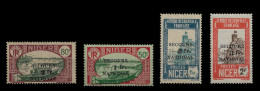 NIGER STAMP - 1941 Overprinted & Surcharged SECOURS NATIONAL SET MNH (NP#03-1) - Niger (1960-...)