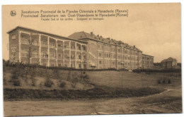 Provenciaal Sanatorium Van Oost-Vlaanderen Te Hynsdaele (Ronse) - Zuidgevel En Hovingen - Renaix - Ronse