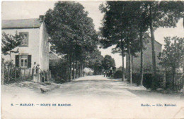 Marloie  Route De Marche   Voyagé En 1907 - Marche-en-Famenne