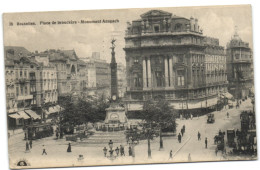 Bruxelles - Place De Brouckère - Monument Anspach - Brussel (Stad)