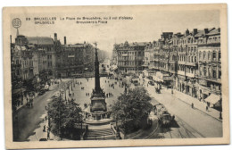 Bruxelles - Place De Brouckère Vu à Vol D'oiseau - Bruxelles-ville