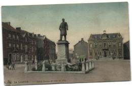 La Louvière - Statue De Mairaux Et Hôtel De Ville (Nels Série 4 N° 3- - La Louvière