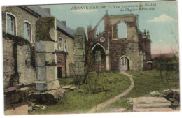 Ababye D'Aulne - Vue Intérieure Du Portail De L'eglise Abbatiale - Thuin