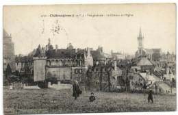 Châteaugiron - Vue Générale - Le Château Et L'eglise - Châteaugiron