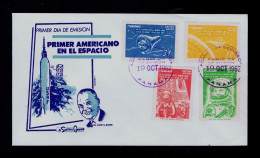Gc8056 PANAMÁ Cosmos "GLEEN -1st Americano On Space 20-02-1962" USA Mailed 1962 - America Del Nord