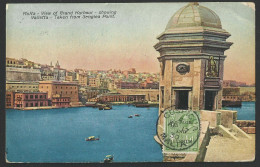 Malta - View Of Grand Harbour - Old Postcard (see Sales Conditions) 09323 - Malte