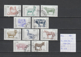 (TJ) Bulgarije 1991 - YT 3358/62 + 3391/95 (gest./obl./used) - Gebruikt