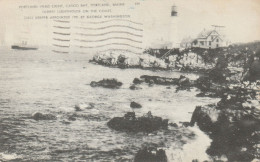 Portland Head Light, Casco Bay, Portland, Maine  Oldest Lighthouse On Coast First Keeper Appointed By George Washington - Portland