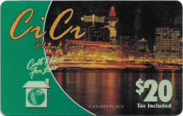 Canada - Profekta - CiCi - Canada Place, Remote Mem. 20$, Used - Kanada