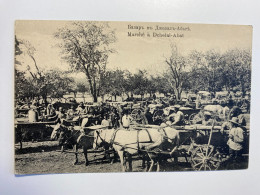 Kyrgyzstan Asia Djalal-Abad Jalal-Abad Marche Market Markt Horse Carriage 17179 Post Card POSTCARD - Kirguistán
