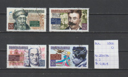 (TJ) Bulgarije 2000 - YT 3871/74 (gest./obl./used) - Usados