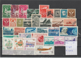 (TJ) Bulgarije - LP. 33 Zegels (gest./obl./used) - Airmail