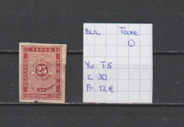(TJ) Bulgarije - Taxe YT 5 (gest./obl./used) - Timbres-taxe