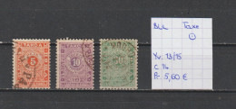 (TJ) Bulgarije - Taxe YT 13/15 (gest./obl./used) - Timbres-taxe