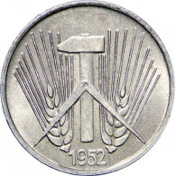 REPUBLICA DEMOCRATICA DE ALEMANIA ( DDR ) MONEDA DE 1 PFENNING AÑO 1950 CECA-A - SIN CIRCULAR - 1 Pfennig