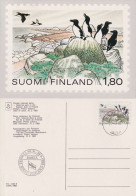 Sonderkarte  "Finnish National Park" Virolähti  (Tembal 83 Basel)        1983 - Cartas & Documentos