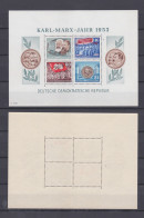GERMANY DDR 1953 Karl Marx Year Perf. Mint ** 146a (Mi.395 Block9) - Postzegelboekjes