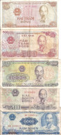 VIET NAM 5 Billets Differents - Viêt-Nam
