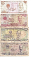 VIET NAM 4 Billets Differents - Viêt-Nam