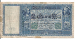 ALLEMAGNE 100 MARK 1910 VF P 43 - 100 Mark