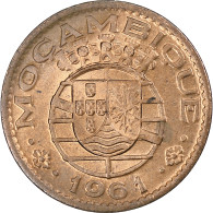 Mozambique, Province D'outre-mer De Portugual, 20 Centavos, 1961, SPL+, Bronze - Mosambik