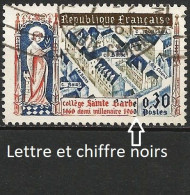 France 1960 - Mi 1331 - YT 1280 ( St Barbe College ) - Oblitérés