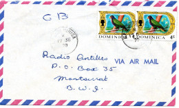 60256 - Dominica - 1970 - 2@4c Kaiseramazone A LpBf DOMINICA -> Montserrat - Altri & Non Classificati