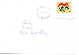 60258 - Estland - 1994 - 1Kr EF A Bf VORU -> TARTU - Other & Unclassified