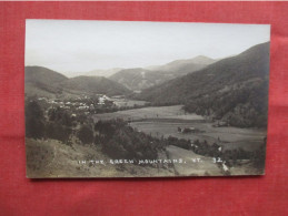 RPPC.  In The Green Mountains  Vermont .     Ref 6222 - Other & Unclassified