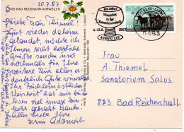60281 - Bund - 1987 - 60Pfg Wildpferde EF A AnsKte BAD NEUENAHR - ... WINZERFEST ... -> Bad Reichenhall - Wein & Alkohol