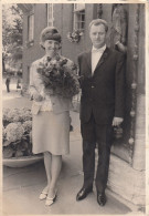 Bride & Groom , Wedding , Marriage , Mariage , Hochzeit Real Photo Postcard Foto Hinrichs Berlin - Matrimonios