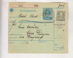 SLOVENIA,Austria 1913 PETTAU PTUJ  Parcel Card - Slowenien