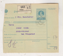 SLOVENIA,Austria 1916 PETTAU PTUJ  Parcel Card - Slowenien