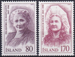ISLAND 1979 Mi-Nr. 541/42 ** MNH - Unused Stamps