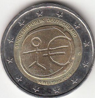 Germany, (12) Moeda De 2 Euros De 2009 G, Monetary Union, Uncirculated - Other & Unclassified