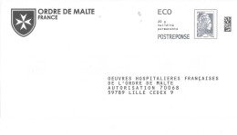 PAP : Œuvres Hospitalières Françaises De L'Ordre De Malte. (Voir Commentaires) - PAP: Antwoord