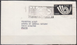 Irlande   EUROPA  CEPT   6p    SEUL  Sur  Lettre De BAILE  ATHA CLIATH  Dublin  Le 26 VI 1973   Pour 80270 AIRAINES - Storia Postale