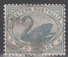 WESTERN AUSTRALIA  SCOTT NO 63  USED  YEAR  1890 - Oblitérés