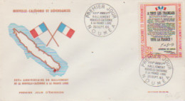 Nouv. Caledonie 1969   N° 326  Oblitéré 1° Jour " Nouméa"  A Tous Les Français - Lettres & Documents