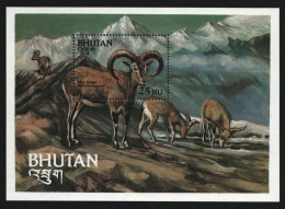 Bhutan 1984 - Mi-Nr. Block 104 ** - MNH - Wildtiere / Wild Animals - Bhoutan