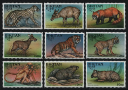 Bhutan 1997 - Mi-Nr. 1691-1699 ** - MNH - Wildtiere / Wild Animals - Bhoutan